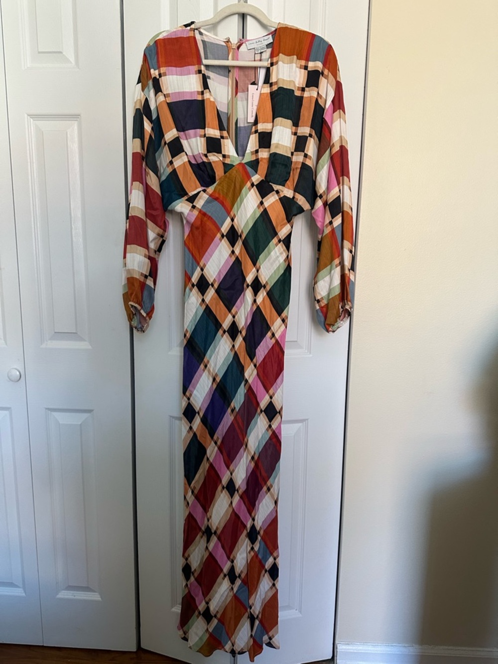 Multi-Color Plaid Maxi Dress - Never Fully Dressed